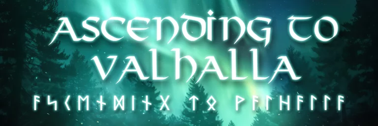 Ascending to Valhalla Title