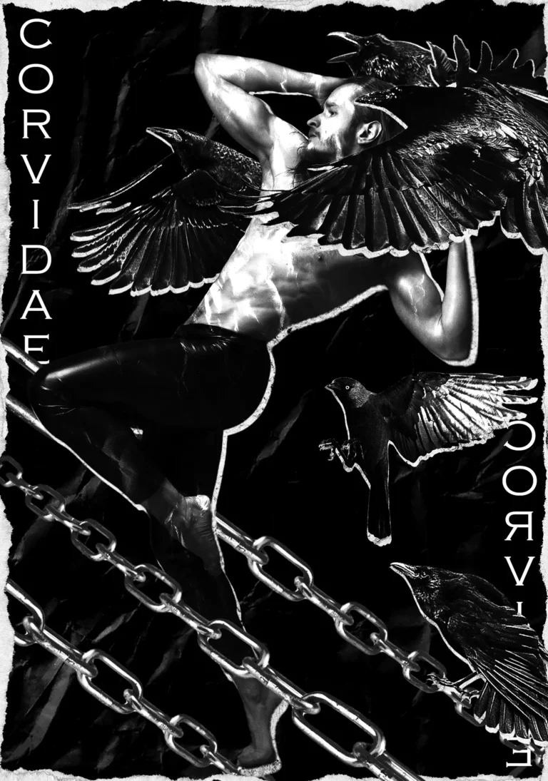 Raven Collage Black 2